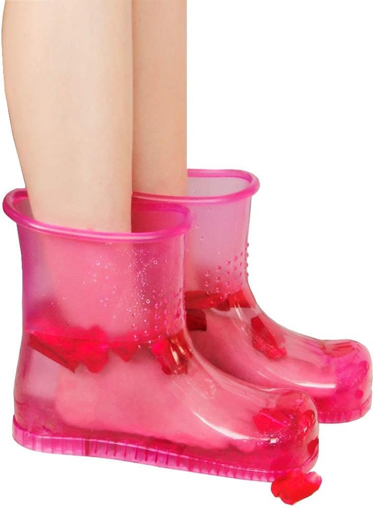 Deoxys Foot Soak Boots, 1 Pair Heat-Resistant Plastic Foot Bath Shoes, Portable Feet Soaking Bath Basin, Pedicure Soak Bas... - Review, Price and Buying Guide