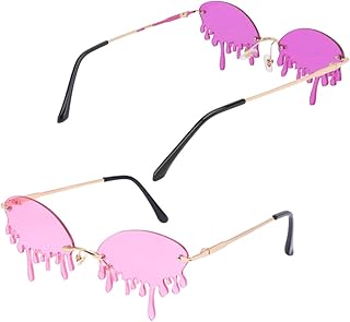 2 Pares De Óculos De Sol Óculos De Sol Engraçados Óculos Decorativos Óculos De Sol Para Meninas Óculos De Sol Infantis Coração Decoração Festa Óculos Decorativos Adereços Óculos