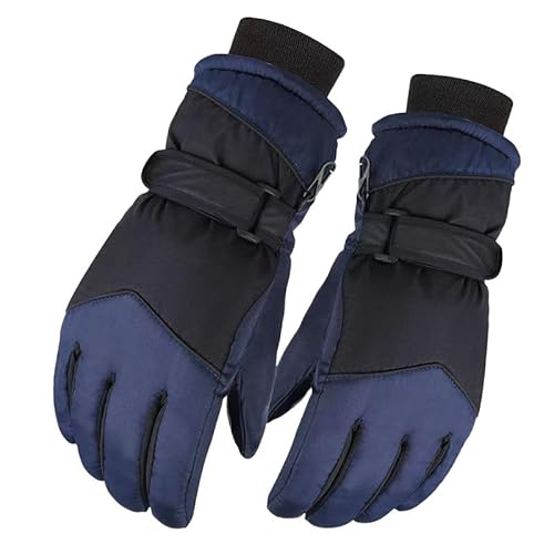 HUBGFEQ Winter Warm Snow Gloves Waterproof Ski Thermal Touch Screen Sport Cycling Outdoor Motorcycle Gloves-9
