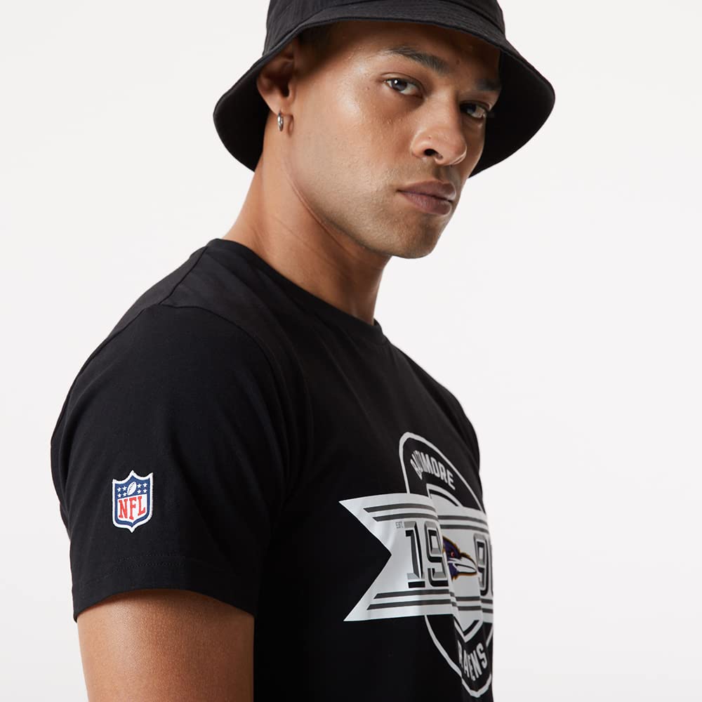 New Era NFL Team Established tee Balrav Camiseta de Manga Corta Hombre