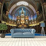 3D Selbstklebende Leinwandtapete Großes Wandbild Fototapete Kirchengebäude Poster-Tapete, s Wandbild, Heim Für Teenager-Schlafsaal, Jungen-Mädchen-Zimmer -740872626688