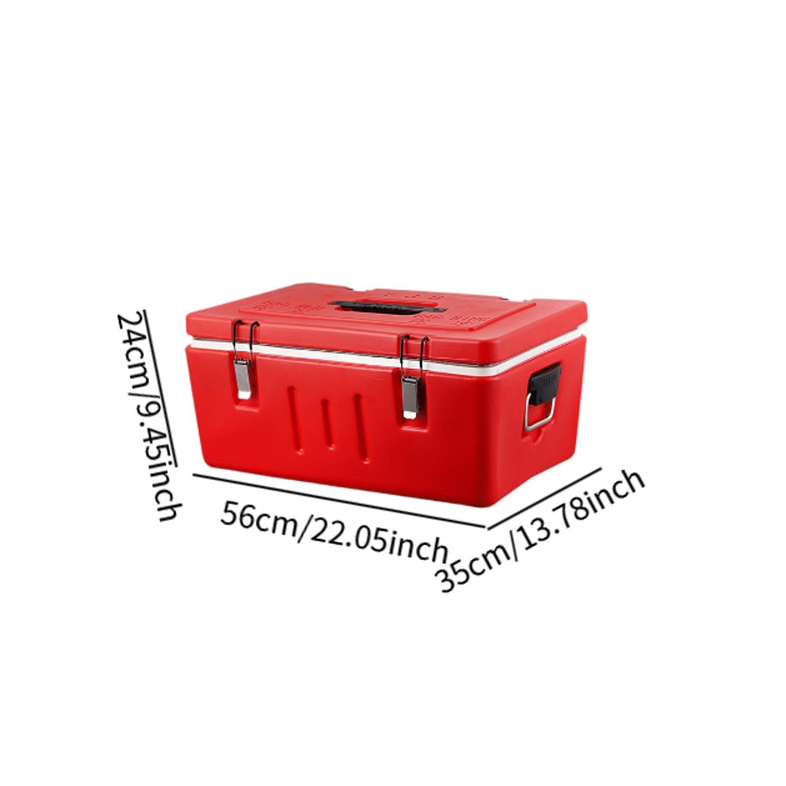Contenitore for alimenti coibentato, contenitore for alimenti coibentato Scatola for alimenti robusta Scatola for scaldavivande Commerciale for ristorante a buffet, 3 griglie rimovibili(3 Grid Removab