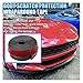 Car Front Bumper Protector, Rubber Auto Splitter Body Spoiler Protector Cover, 2.5M/8.2FT Vehicle Side Skirt Guard, Self-Adhesive Sedan Bumper Lip Trim