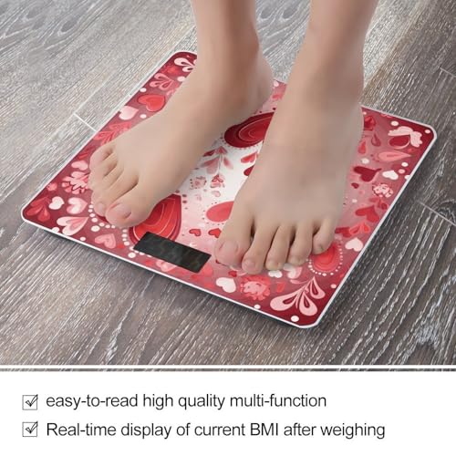 Báscula digital de baño con pantalla LED clara miniatura 5