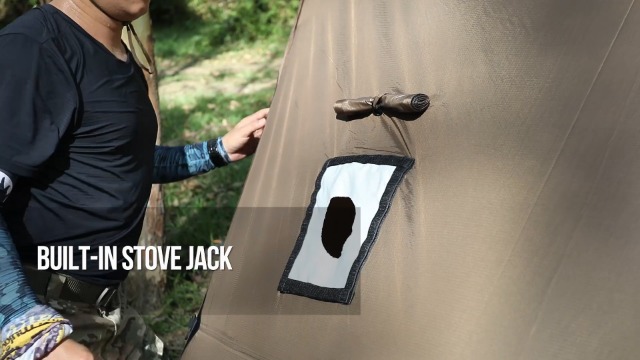 Amazon.com: OneTigris ROCDOMUS Hot Tent with Stove Jack, 3000mm