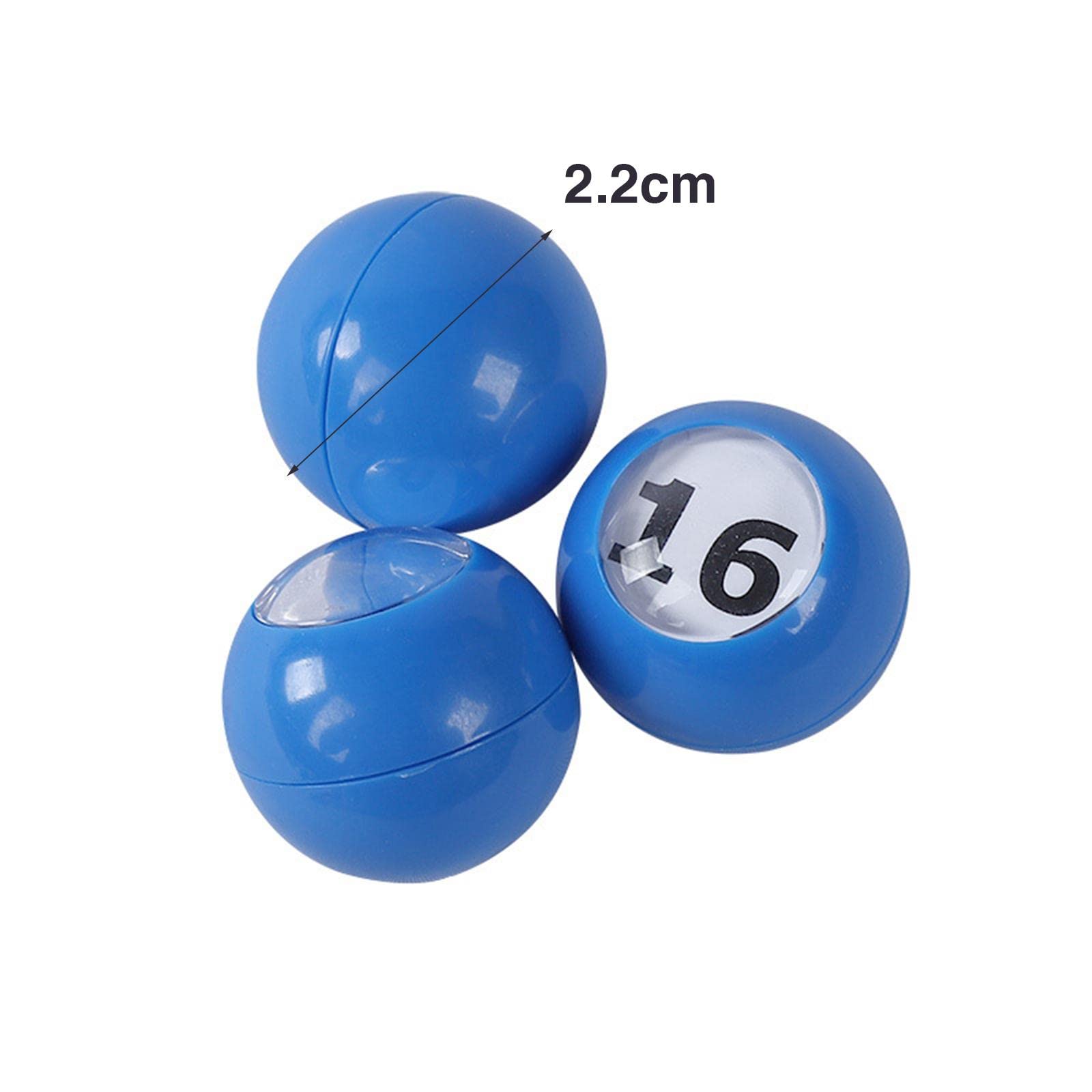 MagiDeal Boule de bingo Boules d'appel Accessoires Boules de tombola portables de remplacement Boule de pointage pour la Grands jeux de groupe, 1 À 100