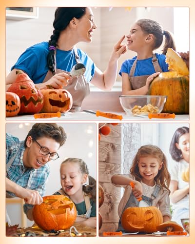 Kürbis Schnitzset mit 10 Werkzeugen für Halloween, Bild 5 von 6