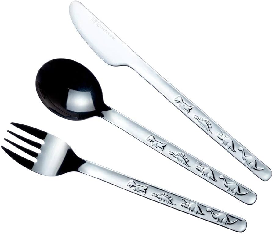 Amazon | 恐竜カトラリー ステンレス製キッズ食器 子供用 新潟県の金属