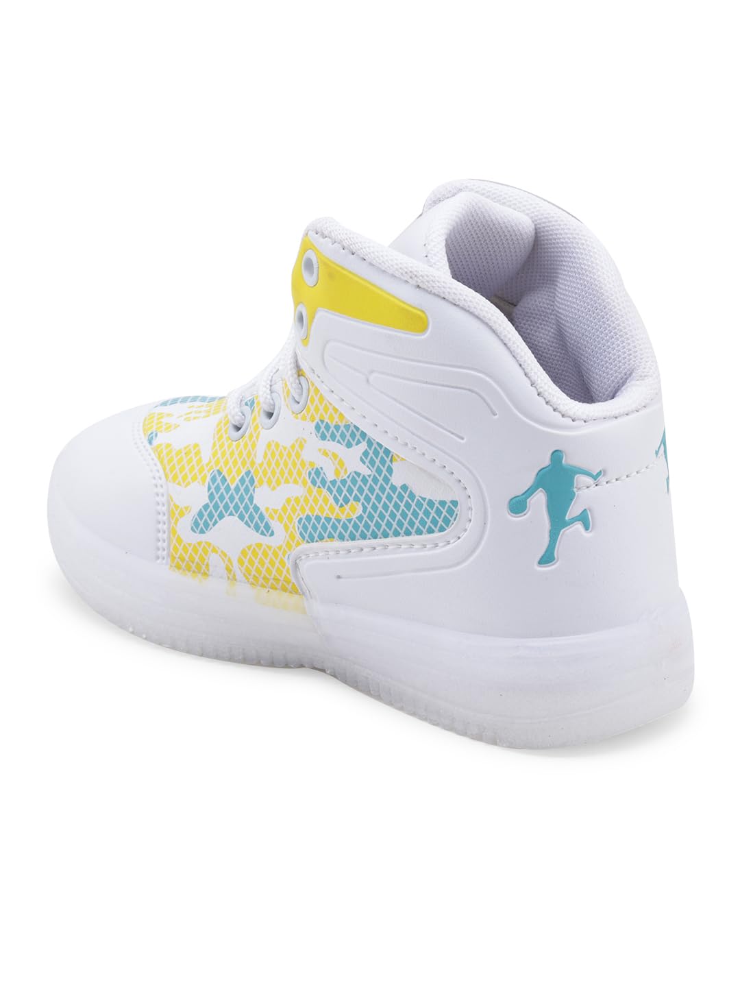PASSION PETALS Printed LED Light Shoes for Kids Girls and Boys of Age 18Months - 4 Years - White 5 51epJ+mwEdL. SL1440