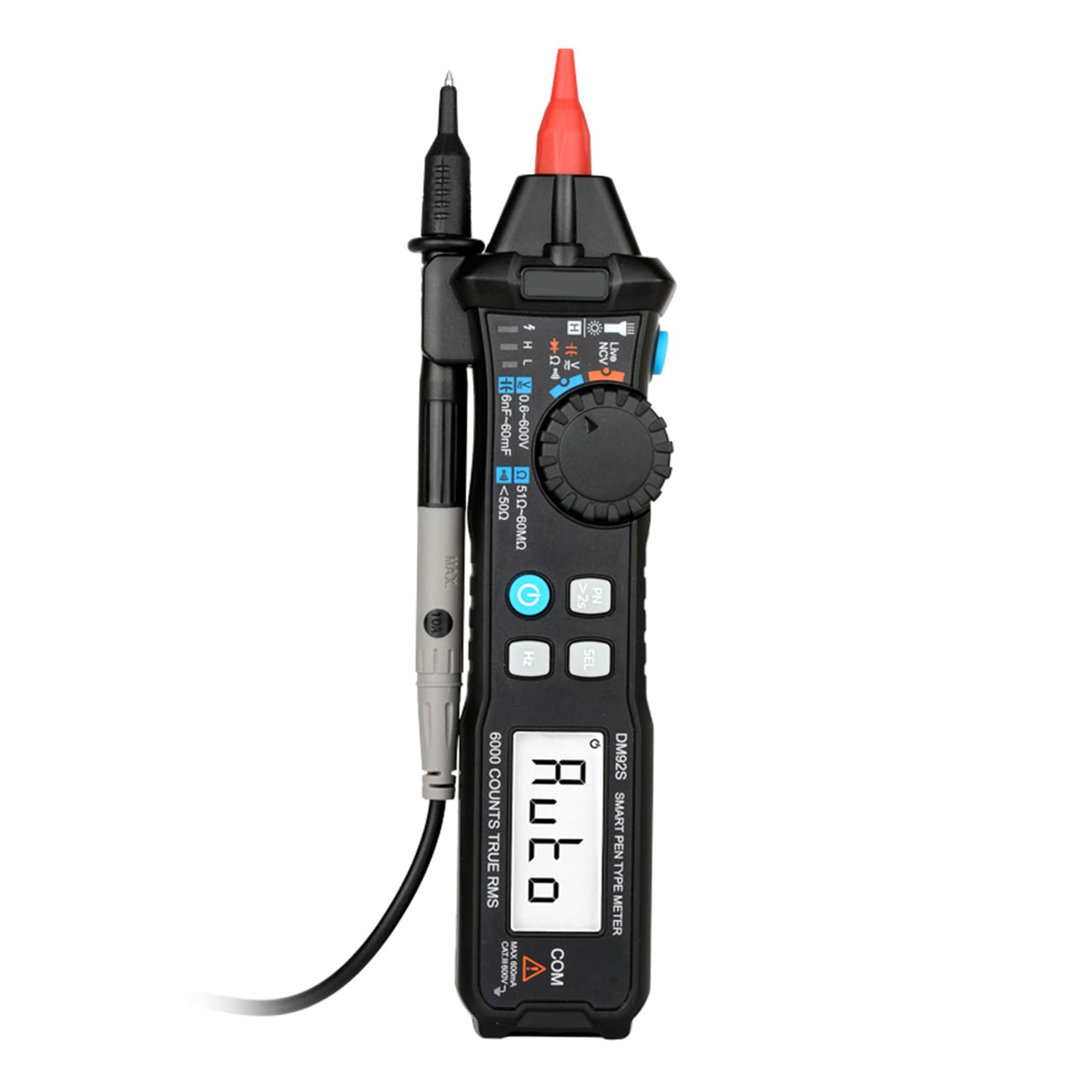 Digital Multimeter Pen Type Electrical Tester with NCV AC/for Voltmeter Ammeter Ohmmeter Resistance Live Line Check Digital Multimeter True-rms Tester Voltage Meter