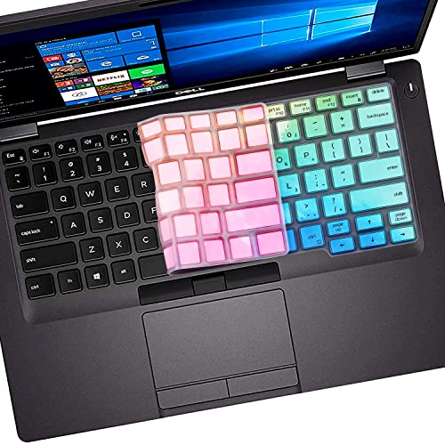 Protector de teclado para Dell Latitude 14" US layout colorido miniatura 5