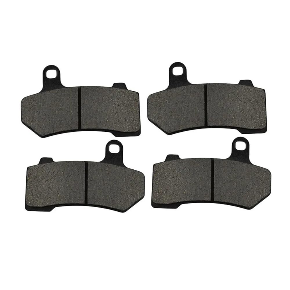 Lot de 2 paires de plaquettes de frein noires for moto (2007-2011)