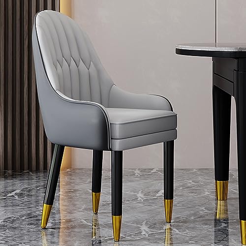 Set da 2 pezzi in pelle PU Esszimmerstühle Moderne gepolsterte Küchenstühle für Wohnzimmer Schlafzimmer & Esszimmer Stilvoller Komfort & Langlebigkeit