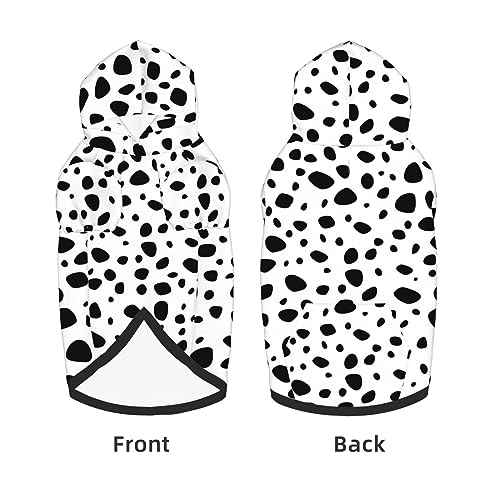 Zfyipok DALMACLTH07-DOG5 Cute Dalmatian Dog Costume, Animal Dalmatian Print Pet Clothes thumb #5
