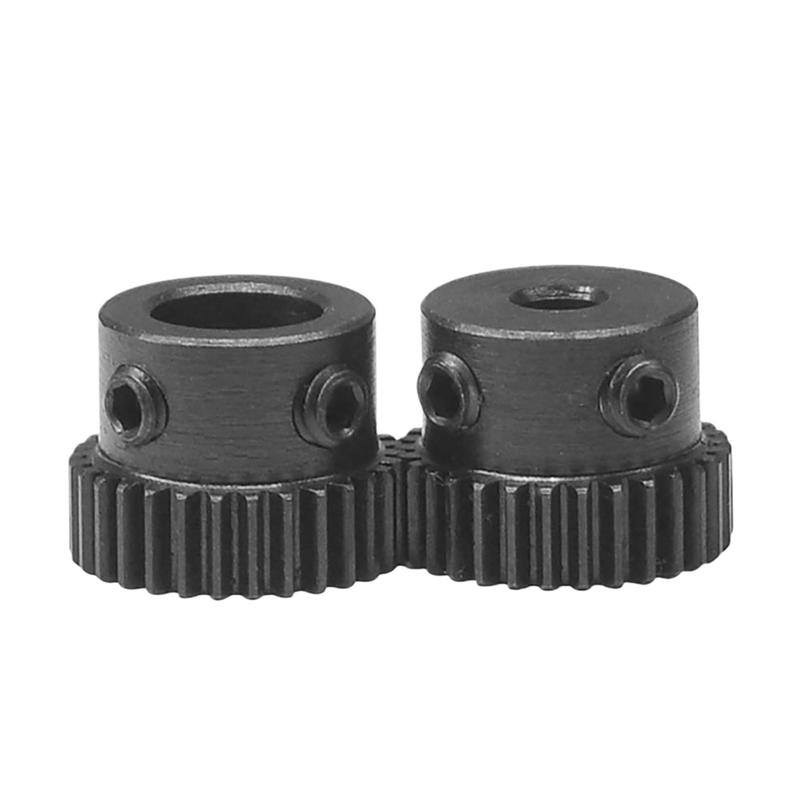 Bevel Gear Pinion Hardware Mechanical Spur Gear 0.5M 35T - 60T Metal Transmission Gear 45# Steel 0.5 Modulus Pinion Gears Surface Blackening Bore 10mm(45 T)