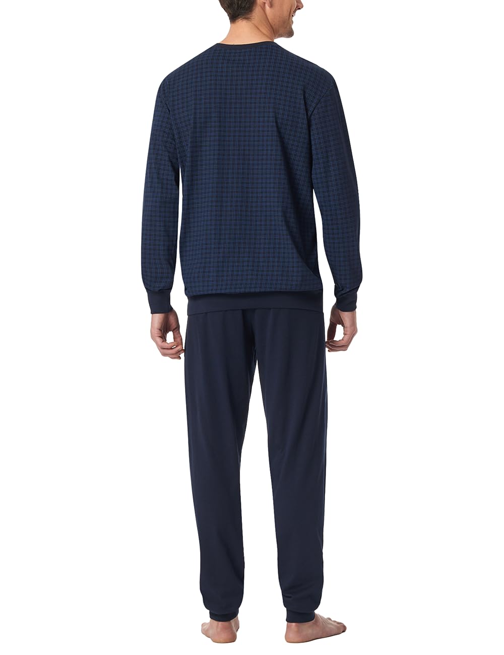 Schiesser Pidżama — zestaw Mężczyźni Schlafanzug Lang Mit Bündchen - Nightwear Set