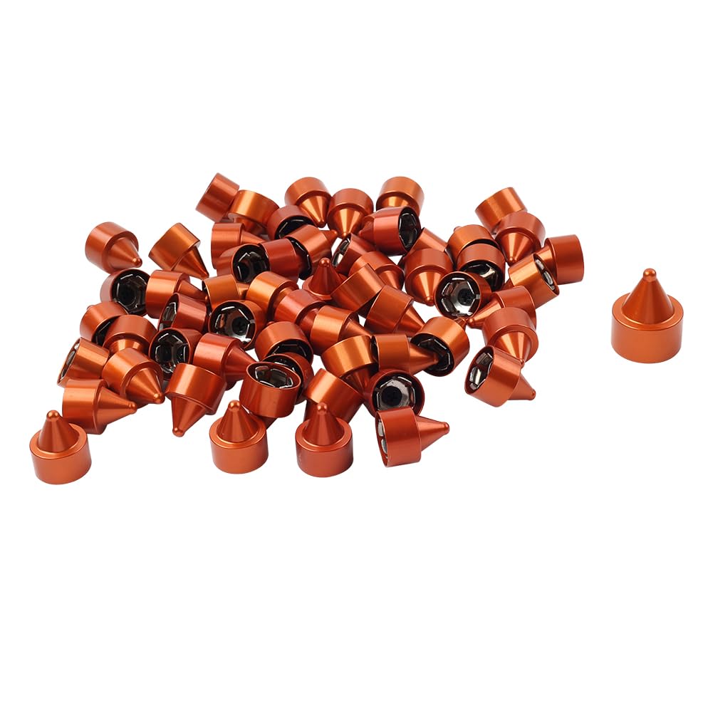 Capuchons orange pour Evolution s masquer la rouille des boulons moteur usés