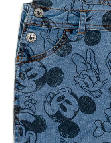 Image of Disney Mickey Mouse Denim Jacket Overalls Shortalls Pants Infant to Big Kid