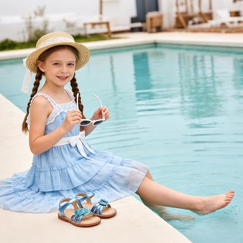 Image of Kiderence Toddler Girls Sandals Little Girls Kids Shoes Girls Sandals Toddler