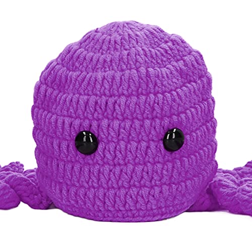 Chapéu de tricô para fotografia de bebê, forma de polvo, feito à mão, decorativo, fácil de usar, eng