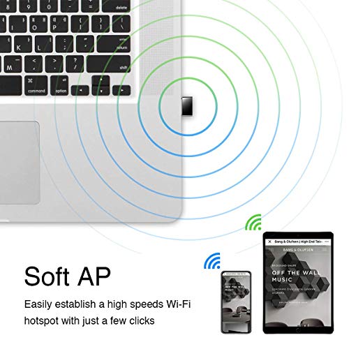 Cudy Ac 650Mbps Usb Wifi Adapter For Pc, 5Ghz/2.4Ghz Wireless Dongle, Wifi Usb, Usb Wireless Adapter For Laptop - Nano Size, Compatible With Windows Xp / 7/8.X /10/11, Mac Os #TOP4