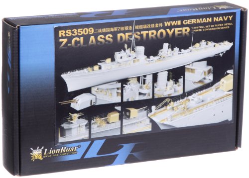 Kit d'amélioration 1/350 Destroyer Allemand Classe Z Seconde Guerre Mondiale d'une précision absolue