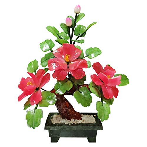 Plantes en pot artificielles de pivoine pour decoration de salon Feng Shui