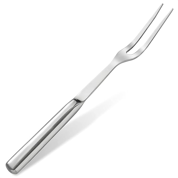 Two Pronged Fork Tine Elite - 11 Inch Kitchen Forks Carving Fork for Meat Stainless Steel Kitchen Utensils Meat Fork Carving Granny Fork - Meat Forks for Cooking Serving Forks Large for Meat