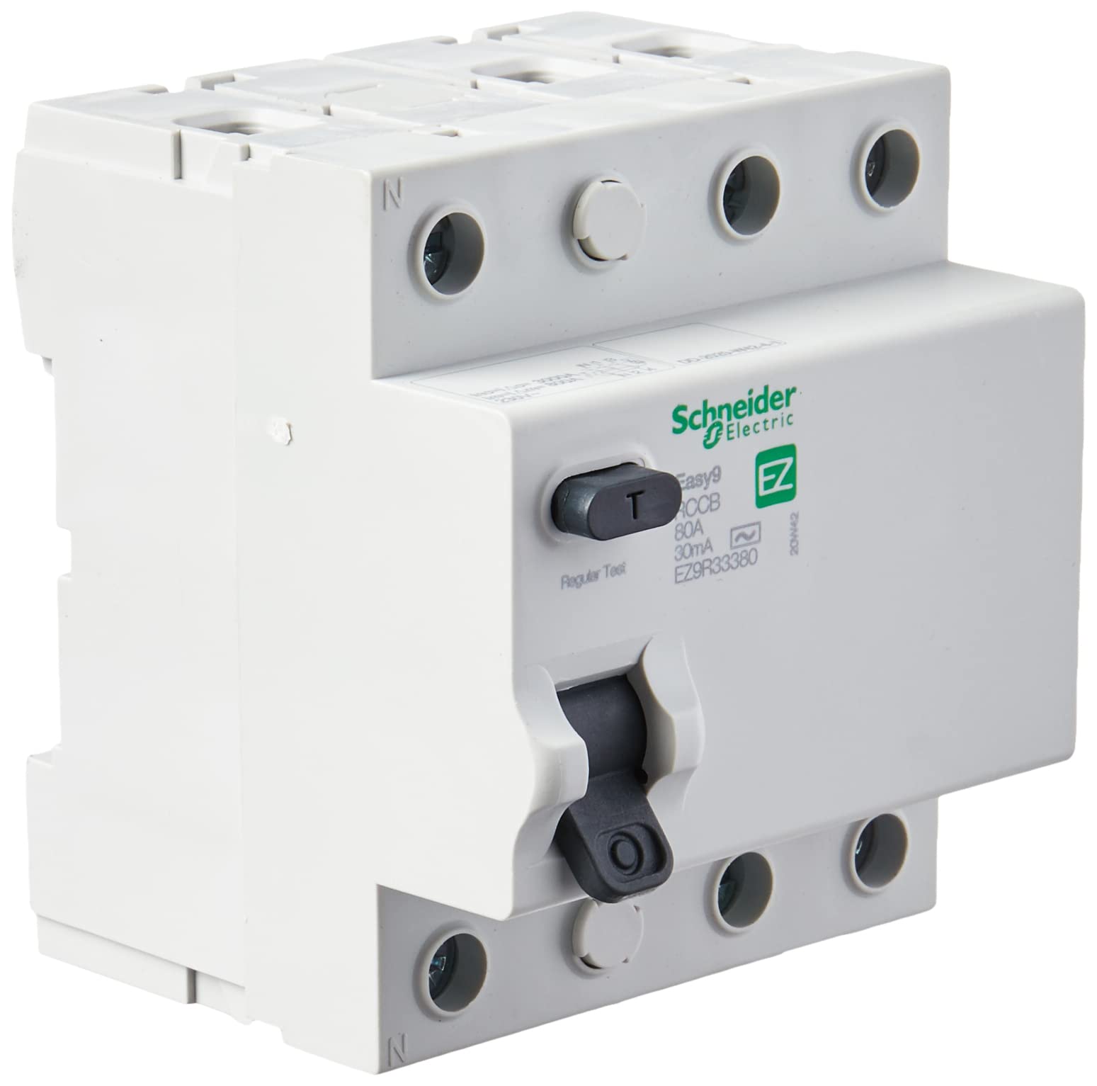 Interruptor Diferencial Ez9 3P 80A 30Ma Ez9R33380, Schneider