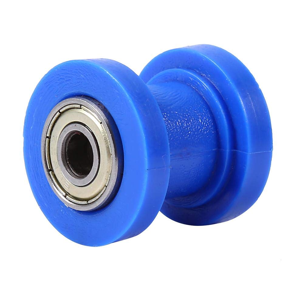 Qiilu QL00282 Guida a rulli tendicatena a catena da 10 mm Guida Pit Dirt Mini Bike Moto Atv(Blue)