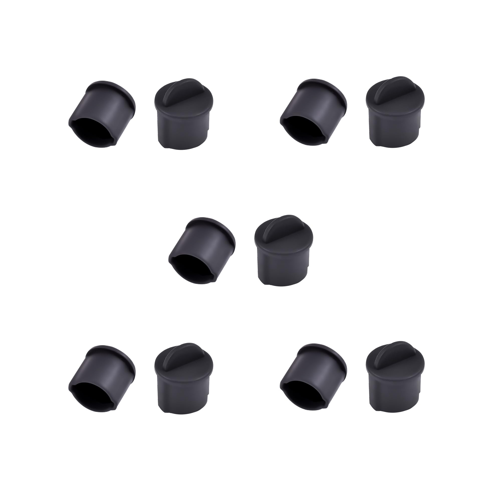 5 PCS BNC-A Port Anti-dust Plugs, Silicone Covers Caps Stoppers, Port Protector for Laptop, Phone, ID; 0.37"