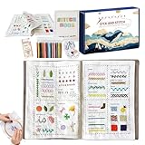 Outil de connexion créatif : conçu pour les créateurs conscients, le livre d'entraînement de broderie aide à approfondir les liens émotionnels en rassemblant les gens à travers des activités de couture partagées, ce qui le rend parfait pour profiter de moments chaleureux remplis de rires et de créativité