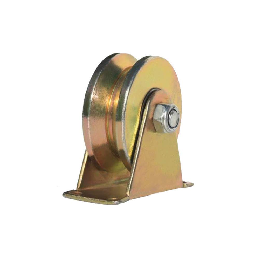 Buy VGroove Rigid Track Wheel,Sliding Gate Roller with Bracket,Heavy
