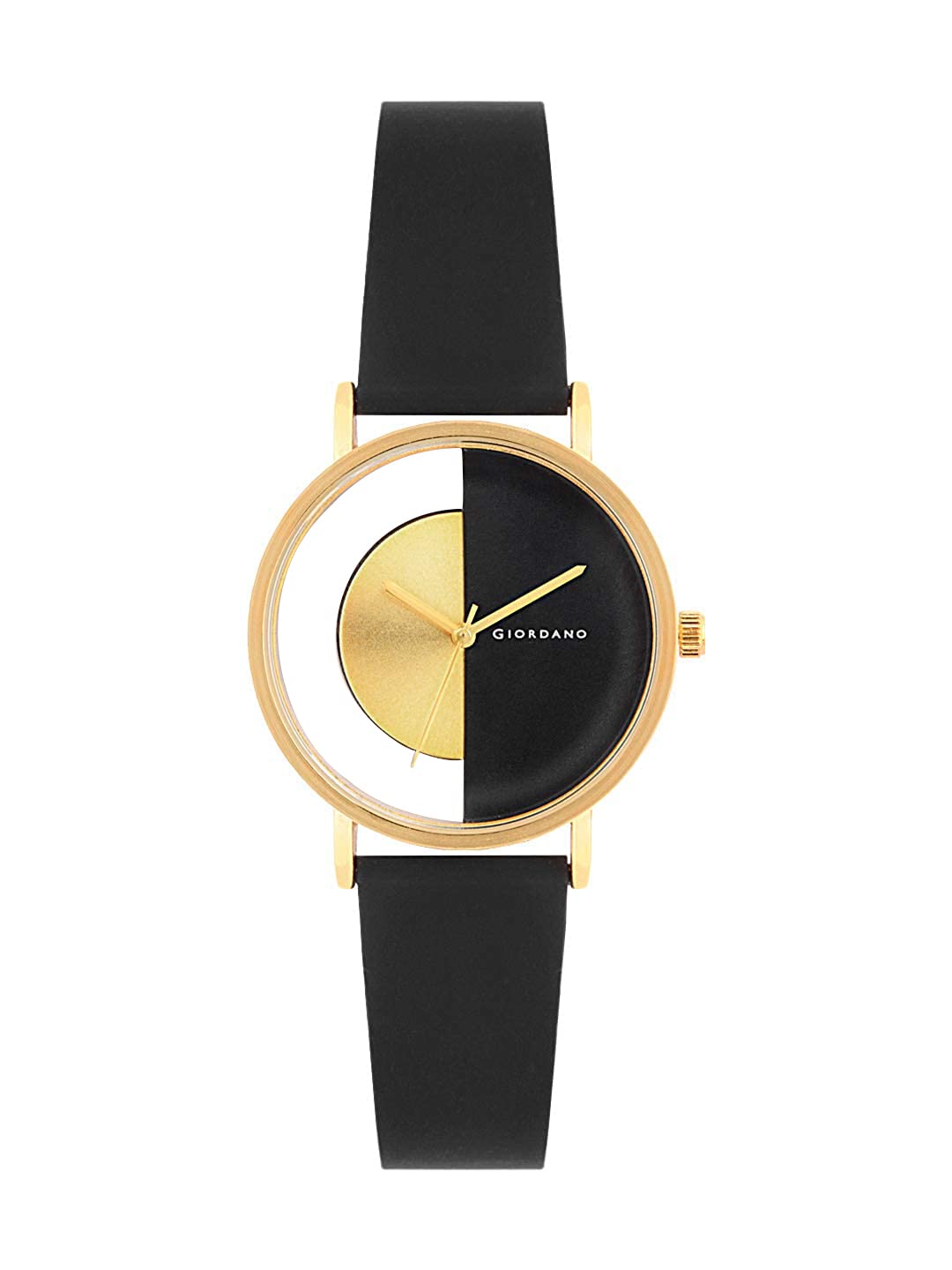Giordano Analog Stylish | Trendy Watch for Womens Water Resistant Fashion with See Through Classy Dial and Silicone Strap Wrist Watch to Compliment Your Look|Ideal Gift for Women|Ladies|Girls - C1169 (B07ZRVX1S8) Amazon Price History, Amazon Price Tracker