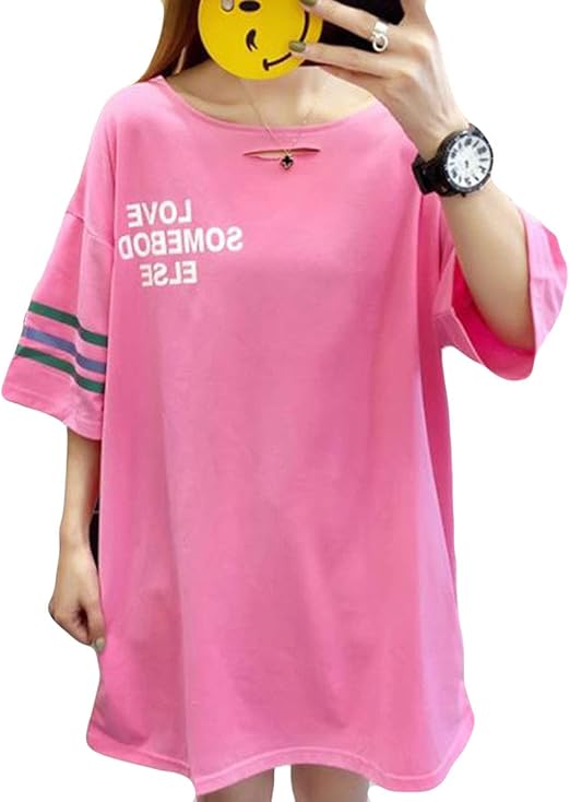 Amazon Yitong レディース 半袖 Tシャツ ゆったり シンプル 夏服 トップス 半袖tシャツ 大きいサイズ 英字プリント 韓国ファッション カットソー プルオーバー Tシャツ カットソー 通販 Amazon Yitong レディース 半袖 Tシャツ ゆったり シンプル 夏服 トップス 半袖tシャツ 大きいサイズ 英字プリント 韓国ファッション カットソー プルオーバー Tシャツ カットソー 通販