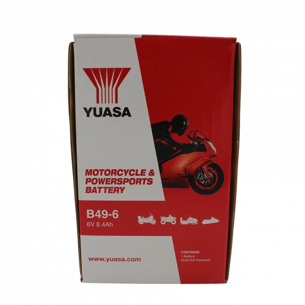 YUASA B49-6 otwarta bateria bez zasilania