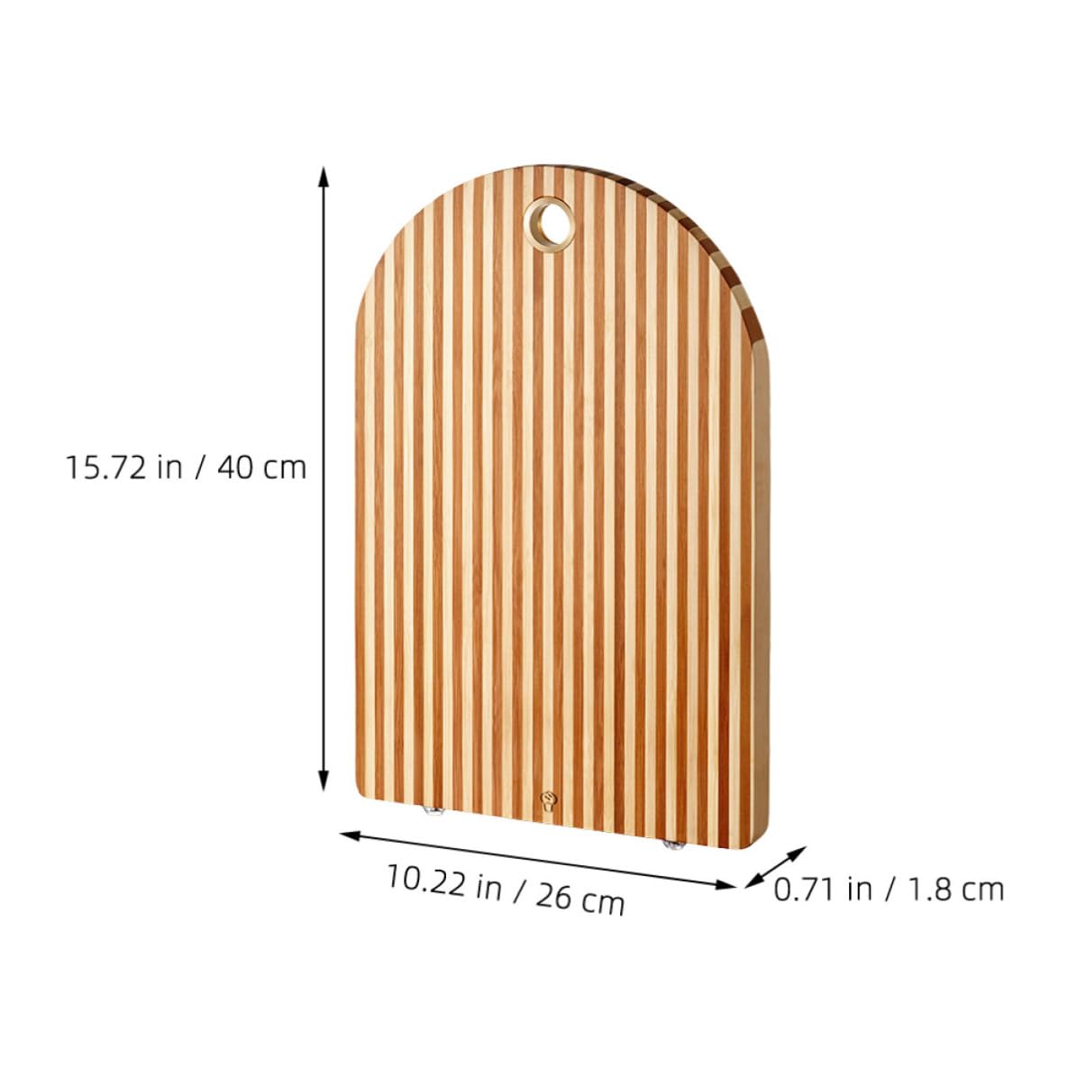 IMIKEYA Tagliere da Cucina per Preparazione di Verdure in Legno Multifunzionale Superficie Piatta Antiscivolo e Uso Domestico in Cucina