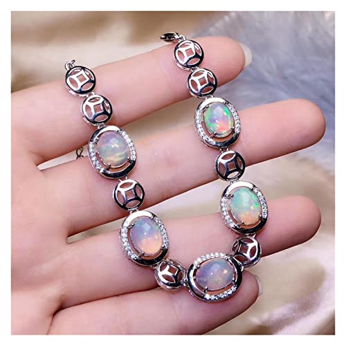 Bracelet opale pour fiançailles, le meilleur cadeau en argent