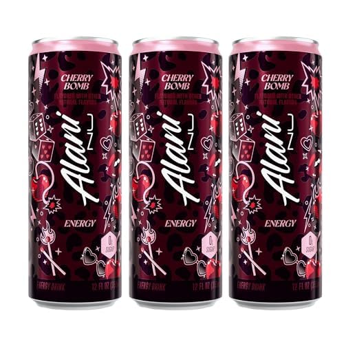 Alani Cherry Bomb Energy Drink Sugar Free, Low Calorie Energy