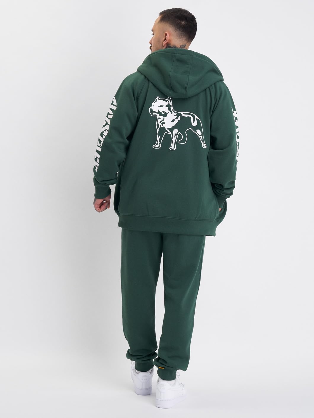 Amstaff Herren Logo 2.0 Ziphoodie Kapuzenpullover Zip Hoodie Sweatshirt Hoody Kapuzen Jacke Langarm