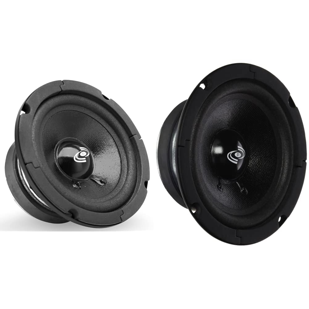 Pyle 5 Inch Woofer Driver - Upgraded 200 Watt Peak High Performance Mid-Bass Mid-Range Car Speaker 450Hz & 5 Inch Car Midrange Driver - 200 Watt High Powered Car Audio Sound Component Speaker System