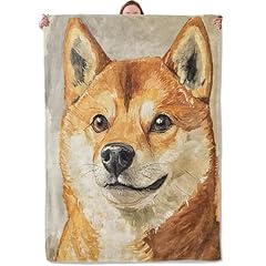Watercolor Shiba Inu Dog