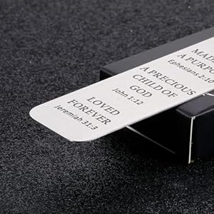 Stocking Stuffers for Teens & Girls - Baptism & Confirmation Gifts - Bookmark for Women, Girls & Kids - First Communion & Graduation Gift Stocking Stuffers for Teens Girls Baptism Confirmation Gifts Bookmark for Women Girls Kids First Communion Graduation Gift