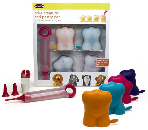 Chef'n Cake Creature and Pastry Pen 3-D Cake Shape Baking Set