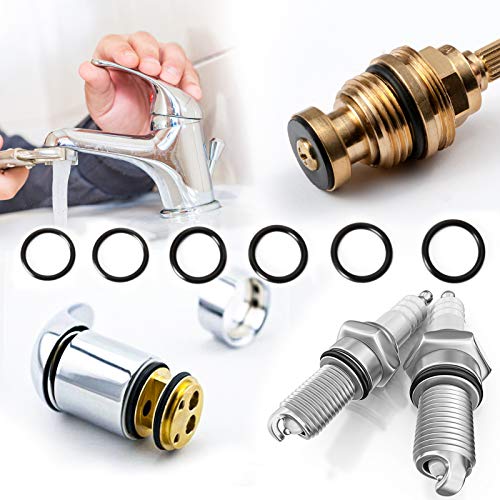 Inmorven 1200 Pcs O Ring Kit,24 Sizes Nitrile Rubber O Rings Assortment Kit with Storage Box for Plumbing,Faucet Tap,Auto Repair,Gas Connection,Resist to Oil,Heat and high Pressure.