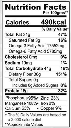 Image of Chia Seeds 500gm - Raw Chia Seeds | Seeds For Eating | Diet Snacks | Seeds for Weight Loss | High Protein Seeds | Rich in Omega 3 | Chia Seed 500g