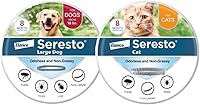 Vista 1 de Seresto Perro grande para perros de más de 18 libras. y collares de tratamiento y prevención de pulgas y garrapatas de Seresto para gatos