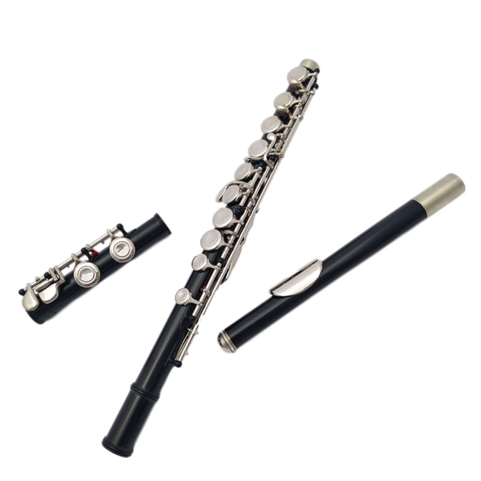 flauto traverso Strumento Per Flauto Chiave C Nero 16 Fori Foro Chiuso Chiave E Flauto Per Principianti