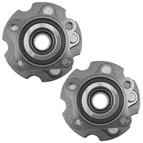 Image of TRQ Rear Left and Right Wheel Bearing and Hub Assembly Set 2 Piece Compatible with 15-17 Lexus NX200t AWD 18-21 NX300 AWD 15-16 NX300h 17-21 NX300h 06-12 Toyota RAV4 4WD 13-18 RAV4