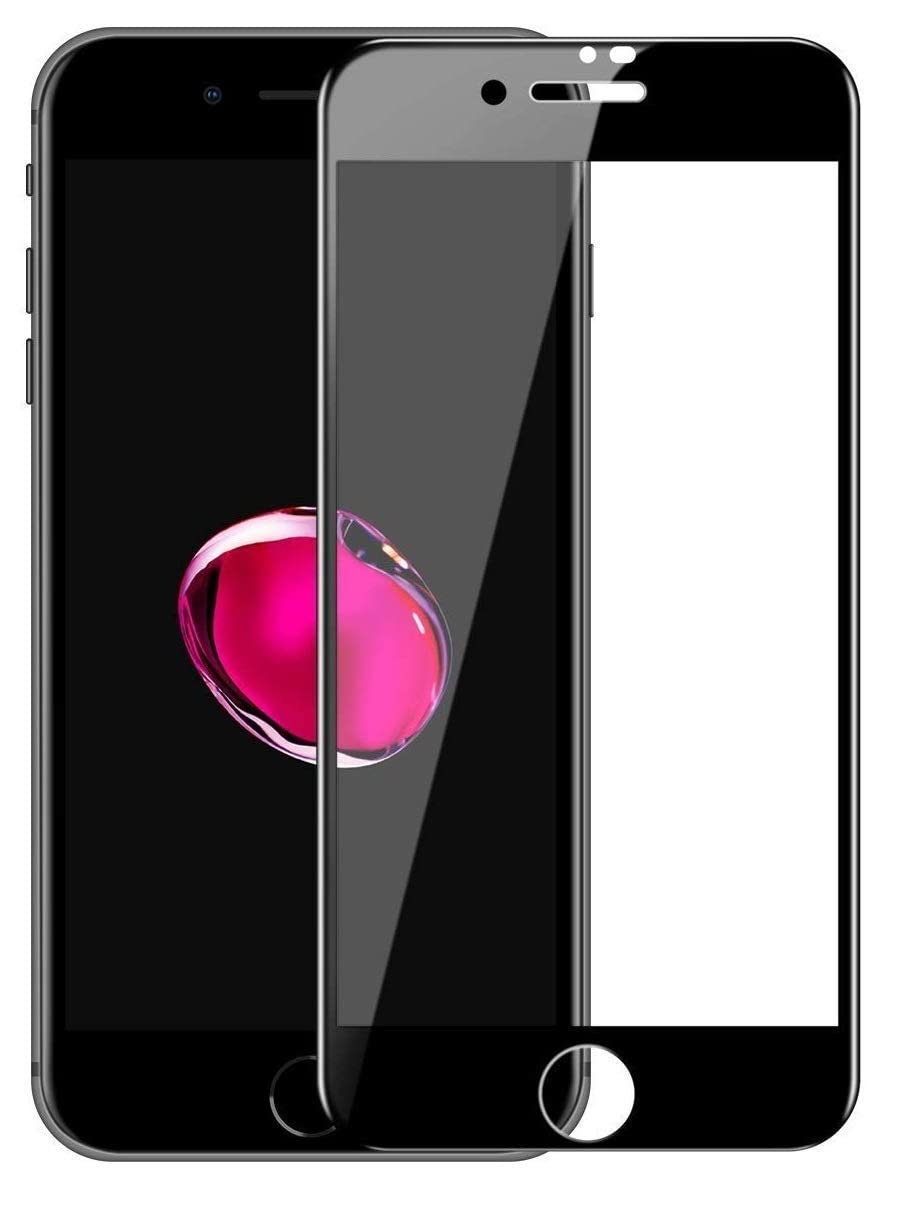 100FIT Tempered Glass Screen Protector Compatible for Iphone 7 / Iphone 8 / Iphone SE 2020 with Edge to Edge coverage and Easy Installation kit